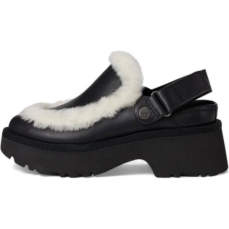 UGG Esmee Leather Clog Lanière Ajustement Parfait